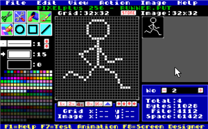 games and simulation graphic of running stick man 